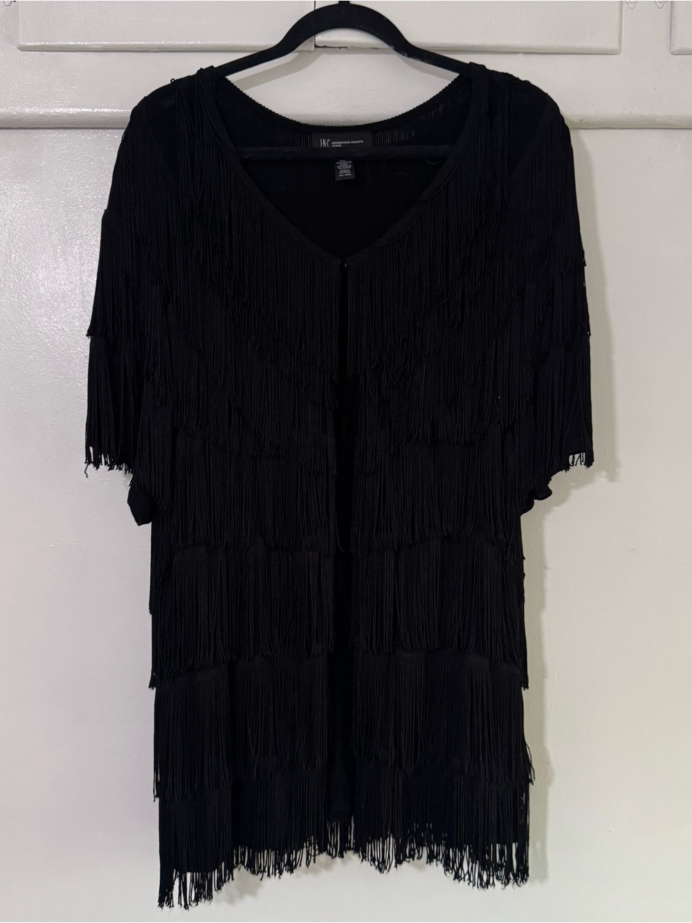 INC fringe top